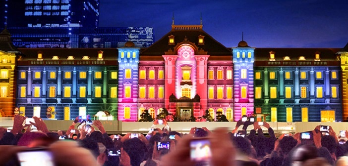 東京駅をスペシャルライトアップ 未来を照らす 光の祝典 東京ミチテラス15 開催 旅時間